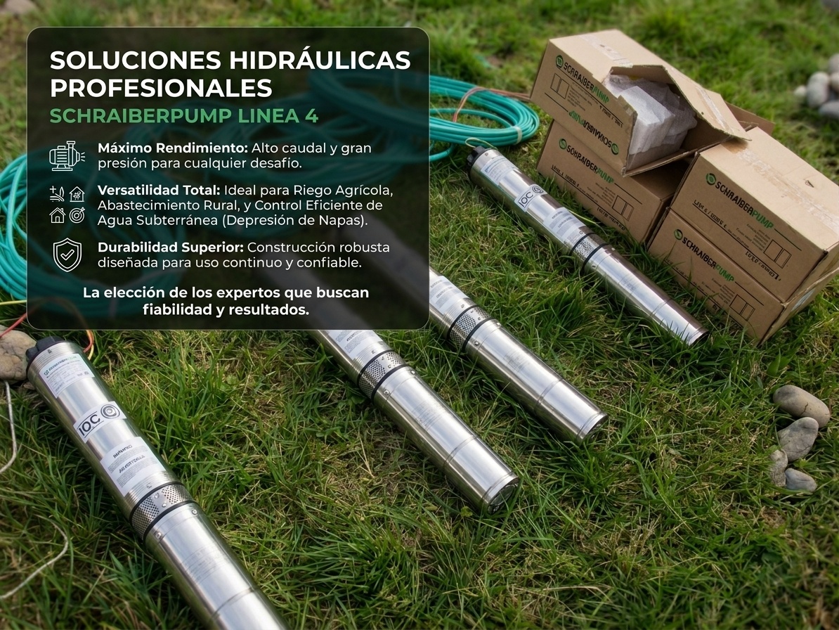 Stock real de bombas sumergibles de 4 pulgadas